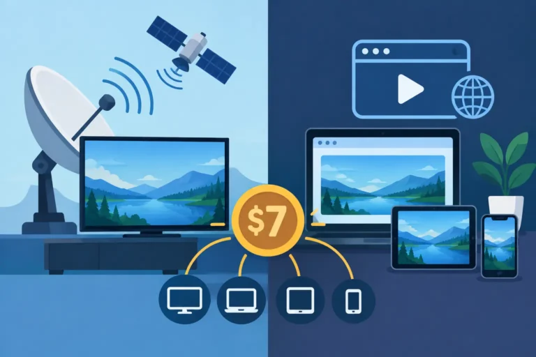 Satellite Versus Browser Television Compared